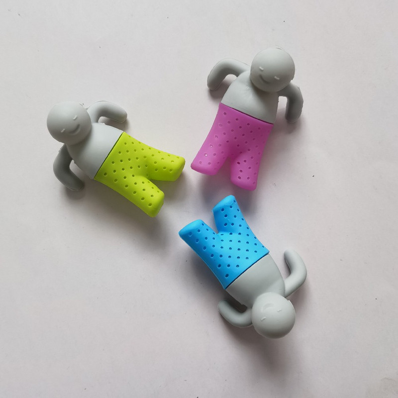 Silikoninis arbatos koštuvas Įdomus gyvenimo partneris Mielas arbatinukas arbatos filtras Infuser Arbatinukas Arbatos priedai Virtuvės įrankiai