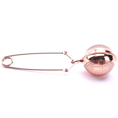 1PC Чаен инфузор Сфера от неръждаема стомана Цедка за чай Филтър за подправки Дръжка Топка за чай