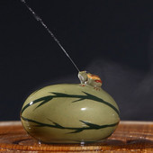 Lilla savist konnatee Lemmikloom armas teekomplekt Kaunistused teekomplekti tarvikud Pihustusvesi Konnatee Lemmikloomade soojuspaisumine ja kokkutõmbumine