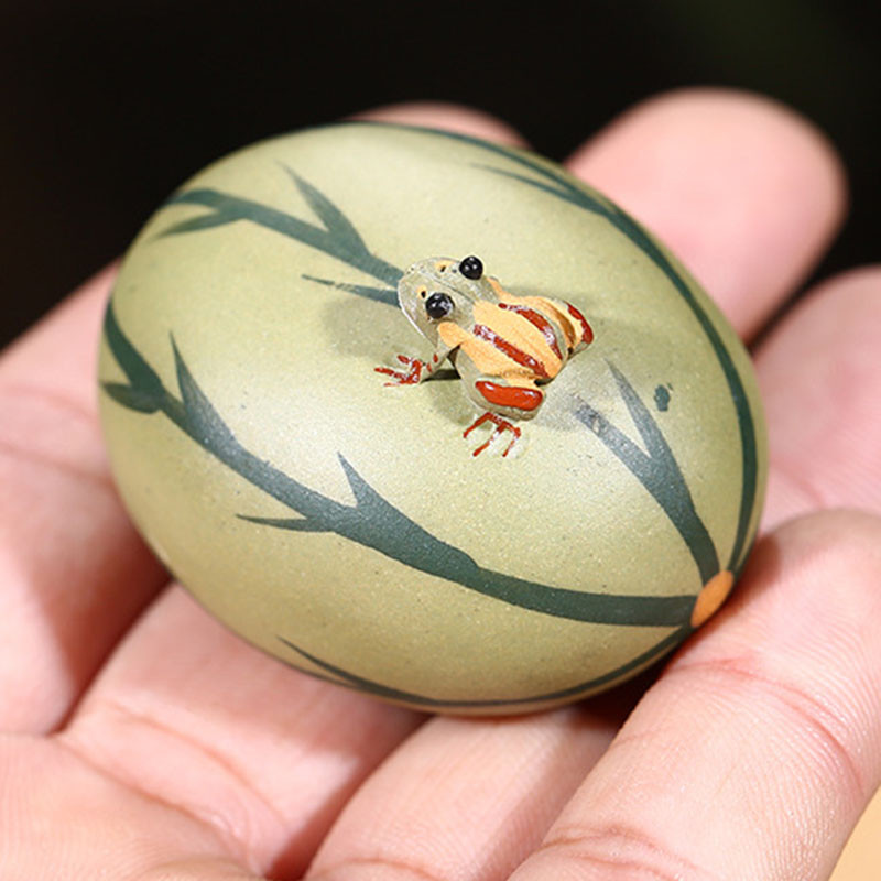 Lilla savist konnatee Lemmikloom armas teekomplekt Kaunistused teekomplekti tarvikud Pihustusvesi Konnatee Lemmikloomade soojuspaisumine ja kokkutõmbumine