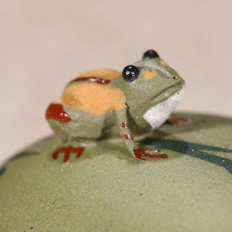 Lilla savist konnatee Lemmikloom armas teekomplekt Kaunistused teekomplekti tarvikud Pihustusvesi Konnatee Lemmikloomade soojuspaisumine ja kokkutõmbumine