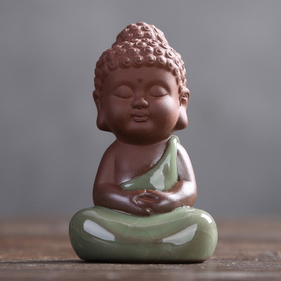 Kūrybiškumas Keramika Arbata Naminis gyvūnėlis Buda Vienuolis Figūrėlės Papuošalai Staliniai amatai Rankų darbo arbatos stalo dekoravimas Priedai Dovanos