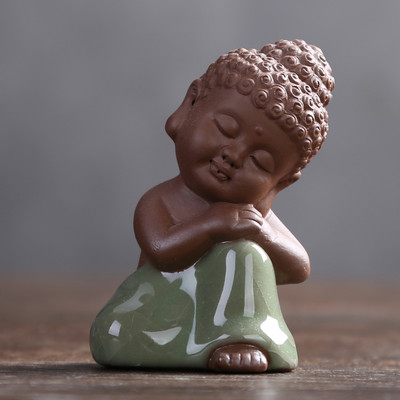 Kūrybiškumas Keramika Arbata Naminis gyvūnėlis Buda Vienuolis Figūrėlės Papuošalai Staliniai amatai Rankų darbo arbatos stalo dekoravimas Priedai Dovanos