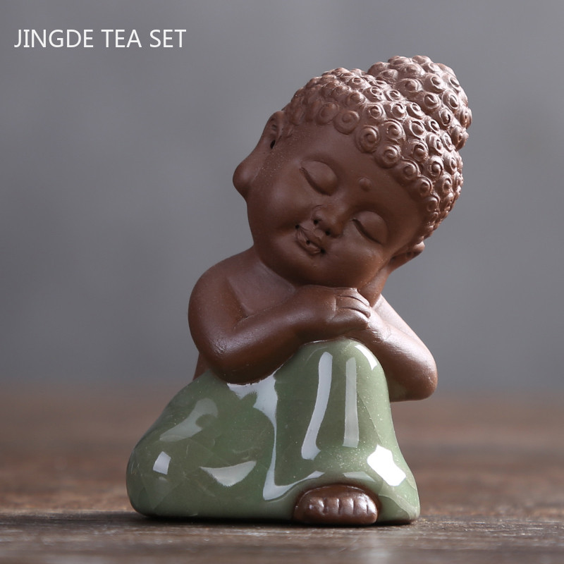 Kūrybiškumas Keramika Arbata Naminis gyvūnėlis Buda Vienuolis Figūrėlės Papuošalai Staliniai amatai Rankų darbo arbatos stalo dekoravimas Priedai Dovanos