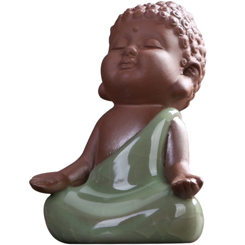 Kūrybiškumas Keramika Arbata Naminis gyvūnėlis Buda Vienuolis Figūrėlės Papuošalai Staliniai amatai Rankų darbo arbatos stalo dekoravimas Priedai Dovanos