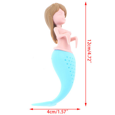 1 gab. Mājas vaļēju lapu difuzora piederumi, Silikona nīlzirgu formas tējas infuzors atkārtoti lietojams tējas sietiņš kafijas garšaugu filtrs