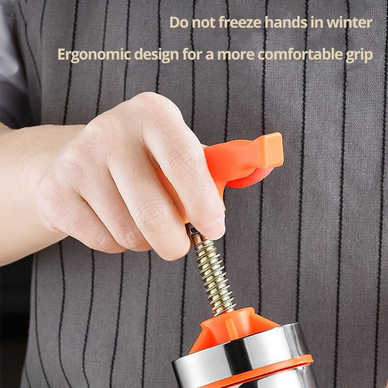 Rankinis makaronų gaminimo aparatas nerūdijančio plieno rankinis makaronų ir makaronų aparatas, skirtas virtuvės įrankiui su 7 ašmenų peilių pjaustytuvu