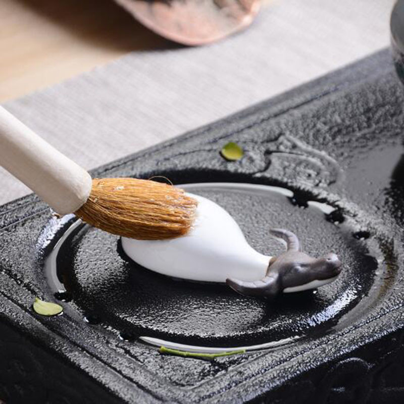 Teatartozékok Nappali teástálca Díszek Kerámia Tea Kisállat Dekoráció Mini szarvasmarha Kungfu Tea Kisállat