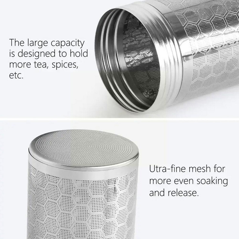 Nerūdijančio plieno filtras su dangteliu arbatos užpilu Nerūdijantis binauralinis kavos filtras arbatos plieno nuotėkio tinklelis arbatos tinklelis Ne W6J0