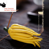 Chayote keramikas rotājumi Simulācija Chayote tējas rotājumi Mājas kung fu tējas ceremonijas piederumi Tējas mājdzīvnieku tējas piederumi