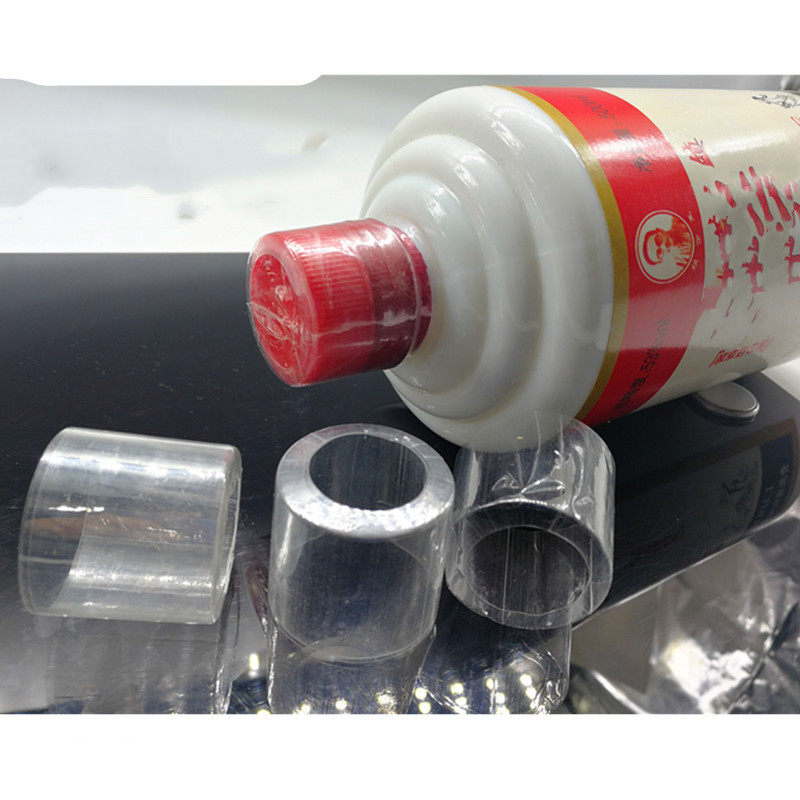 100X PVC vyno butelių susitraukianti plėvelė, sandari termosusitraukianti dengianti plėvelė, plastikinės dangtelio kapsulės, skirtos namų alaus vyno alaus gėrimui apsaugoti