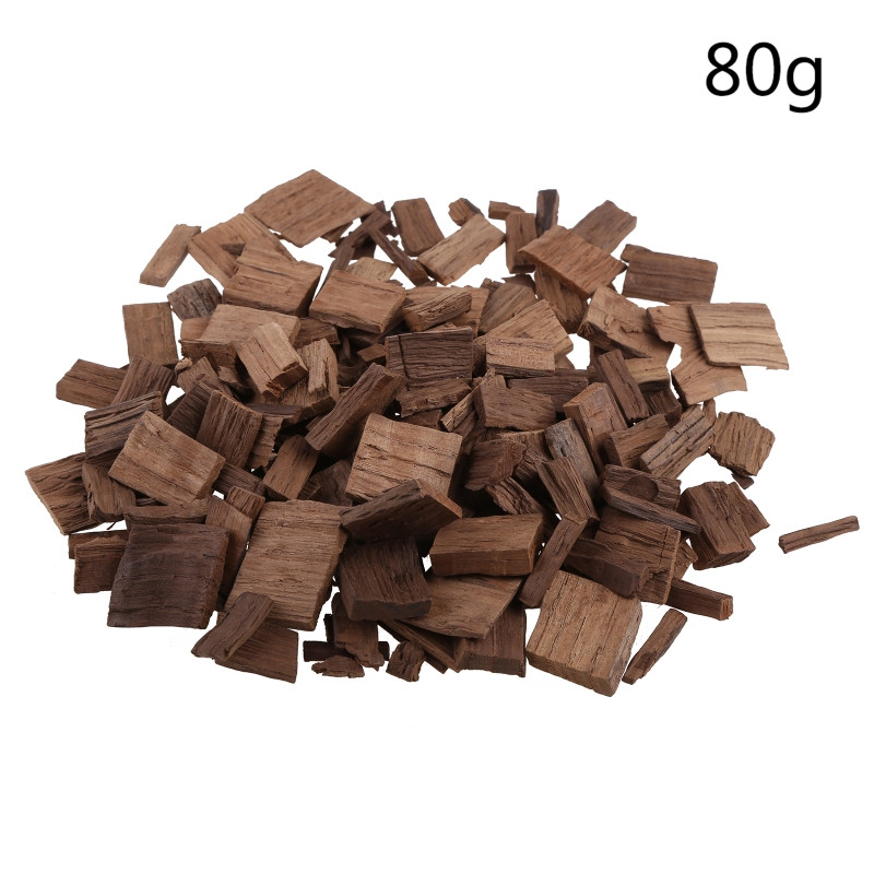 Vyno gamybos ingredientai Ąžuolo traškučiai 80g/100g Vidutinio skrudinimo viskio brendžio alaus reikmenys Namų vyno darykla Vyno gamybos žaliava