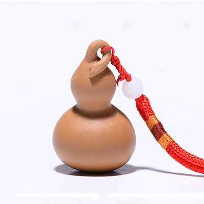Tradicinė Yixing purpurinė molio arbata naminiams gyvūnėliams darbalaukio moliūgų modelis Palankus papuošalai Rankų darbo skulptūra Arbata figūrėlė Meno puošmena