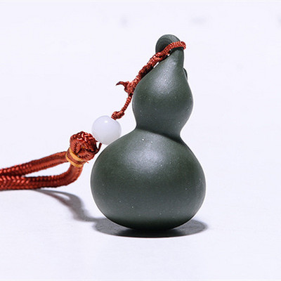 Tradicinė Yixing purpurinė molio arbata naminiams gyvūnėliams darbalaukio moliūgų modelis Palankus papuošalai Rankų darbo skulptūra Arbata figūrėlė Meno puošmena