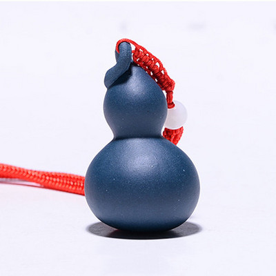 Tradicinė Yixing purpurinė molio arbata naminiams gyvūnėliams darbalaukio moliūgų modelis Palankus papuošalai Rankų darbo skulptūra Arbata figūrėlė Meno puošmena