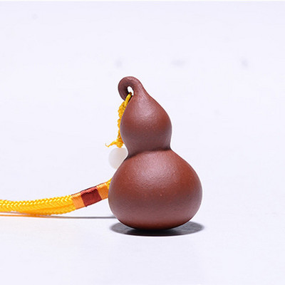 Tradicinė Yixing purpurinė molio arbata naminiams gyvūnėliams darbalaukio moliūgų modelis Palankus papuošalai Rankų darbo skulptūra Arbata figūrėlė Meno puošmena