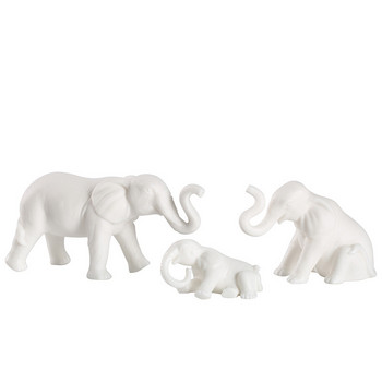 1 ΤΕΜΑΧΙΟ Κεραμικά για τσαγιού Τραπέζι για κατοικίδια Ελέφαντες Γλυπτά Γλυπτά ειδώλια ζώων Διακόσμηση σπιτιού