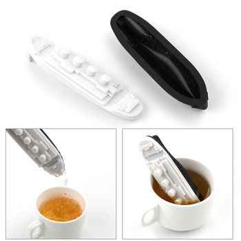 Creative Titanic Shape Ship Style Цедка за чай Teaware Билков филтър Дифузор Чай Infuser Празни силиконови пакетчета чай