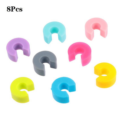 Borospohár jelölő Borbűvek Poharak Azonosító Jelölő Poharak Poharak Markerek Szilikon Üveg Virág alakú Poharak Címke