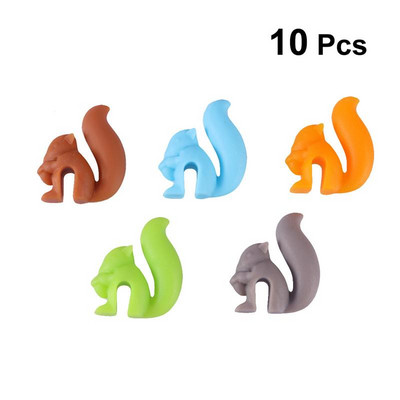 Borospohár jelölő Borbűvek Poharak Azonosító Jelölő Poharak Poharak Markerek Szilikon Üveg Virág alakú Poharak Címke