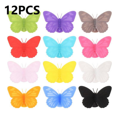 Borospohár jelölő Borbűvek Poharak Azonosító Jelölő Poharak Poharak Markerek Szilikon Üveg Virág alakú Poharak Címke