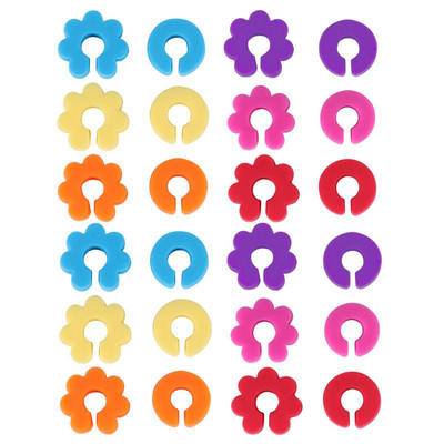 Borospohár jelölő Borbűvek Poharak Azonosító Jelölő Poharak Poharak Markerek Szilikon Üveg Virág alakú Poharak Címke