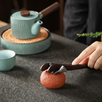 Lucky Purple Clay Orange Tea Домашни любимци Чай Art Ornaments Китайски занаяти Kung Fu Tea Home Decor Аксесоари за чай