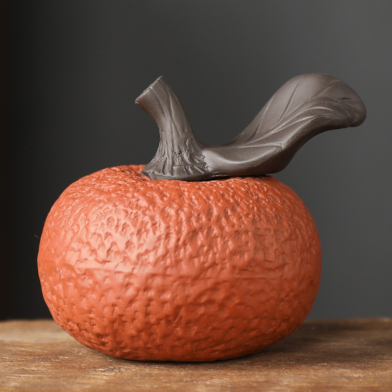 Lucky Purple Clay Πορτοκαλί Τσάι Τέχνης Τσάι κατοικίδιων Διακοσμητικά Κινέζικα χειροτεχνήματα Kung Fu Tea Διακόσμηση σπιτιού Αξεσουάρ τσαγιού