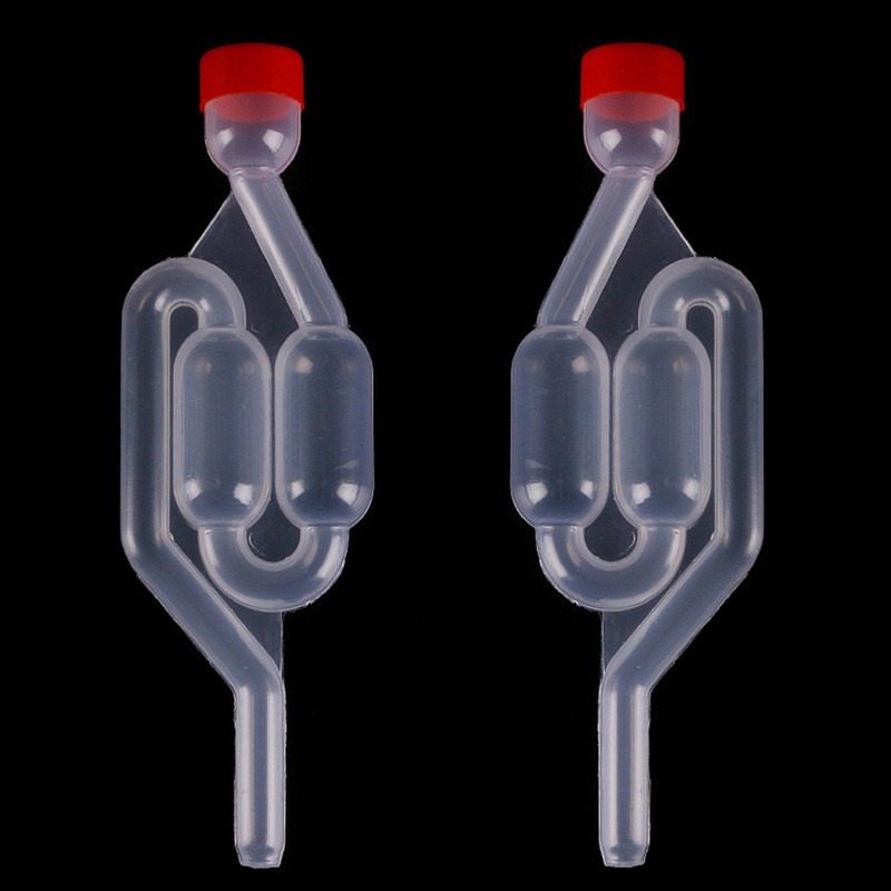 S formos oro užraktai Homebrew Bubble Airlock Carboys kamštis ir fermentatoriaus sandarinimo vožtuvas su maisto kokybės tarpikliais vyno gaminimo įrankiais