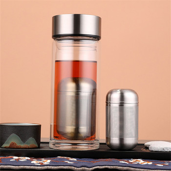 Инфузер за чай от неръждаема стомана Чаени листа Цедка топка за подправки Чайник Фина мрежа Кафе Филтър за чай Чай Чай Аксесоари