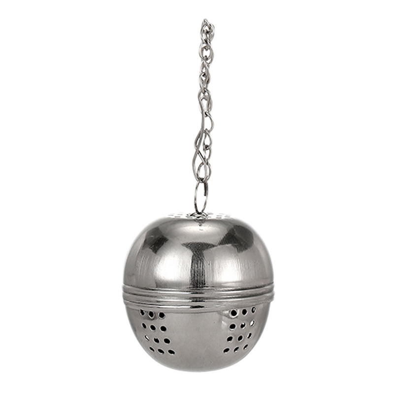 Rozsdamentes acél teaforrázó tealevél Fűszer fűszerezés Golyós szűrő teáskanna Finom hálós kávéfilter Teásedény Konyhai kiegészítők