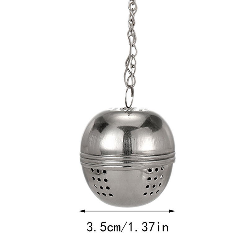 Rozsdamentes acél teaforrázó tealevél Fűszer fűszerezés Golyós szűrő teáskanna Finom hálós kávéfilter Teásedény Konyhai kiegészítők