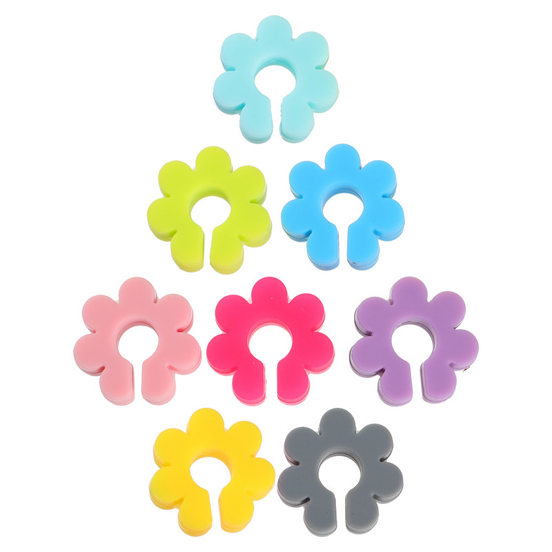 Winecharmsparty Markere Pahare Etichete de identificare a băuturii Marker pentru pahare Autocolante pentru băuturi Decorații Accesorii pentru băuturi Stem Buddies