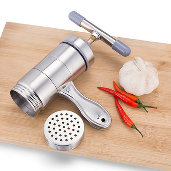 Εγχειρίδιο από ανοξείδωτο χάλυβα Noodle Maker Press Μηχάνημα ζυμαρικών Μηχανή παρασκευής μακαρονιών Noodle Fruit Cutter Juicer Εργαλείο κουζίνας
