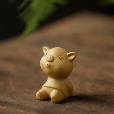 Boutique Purpura Māla tēja Mājdzīvnieks Jauka Cūkas statuja