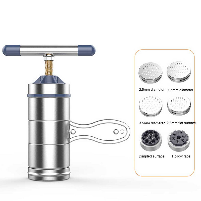 Restorāna rokasgrāmata nūdeļu gatavotāja pārnēsājama makaronu spageti preses mašīna