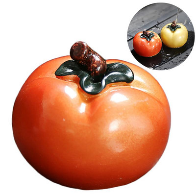 Tējas lolojumdzīvnieku krāsas maiņas sveķi Tomāts Tējas ceremonijas dekorēšana Tējas paplātes ornaments Tējas piederumi