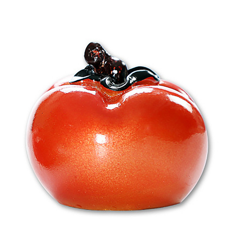 Tējas lolojumdzīvnieku krāsas maiņas sveķi Tomāts Tējas ceremonijas dekorēšana Tējas paplātes ornaments Tējas piederumi