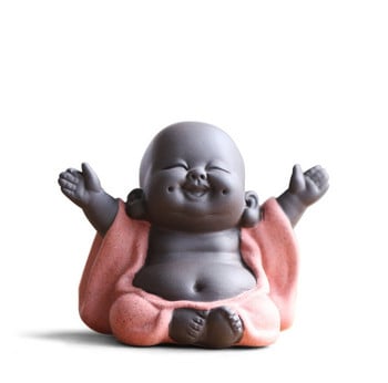 Μπομπονιέρα τσαγιού Happy Maitreya Buddha Tea Pet Διακοσμητικά τσαγιού Κεραμική διακόσμηση σπιτιού Παχύφυτα Διακόσμηση 4 στυλ για την επιλογή