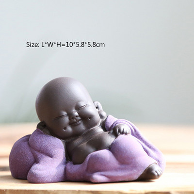 Tea Favor Boldog Maitreya Buddha Tea Háziállat Teaház díszek Kerámia Lakberendezés Pozsgás növények Dekoráció 4 Stílus a választáshoz