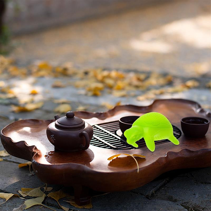 2GB Dāvana filtra sietiņa difuzoram tējas vaļēju lapu bruņurupuča atkārtoti lietojamam tējas infuzoram