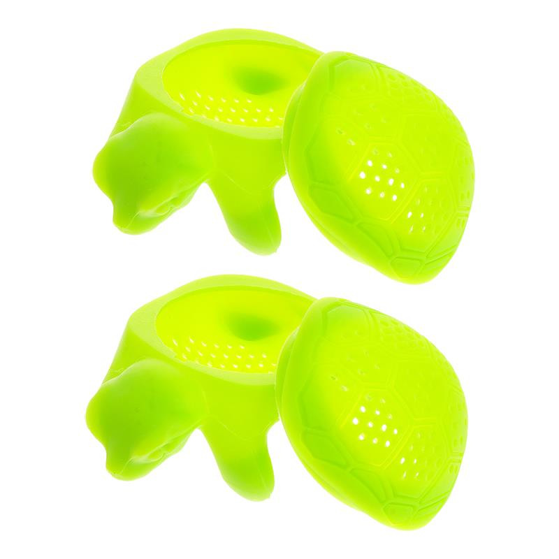 2GB Dāvana filtra sietiņa difuzoram tējas vaļēju lapu bruņurupuča atkārtoti lietojamam tējas infuzoram