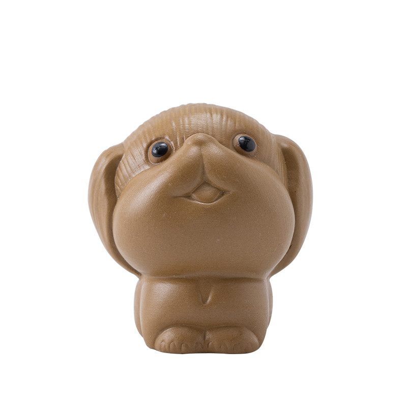 1 gab. Lucky Pig statuja, tēja figūriņa, ar rokām gatavots tējas komplekts, aksesuāri, ķīniešu purpura māla tēja, mājdzīvnieku veikals, rotājumi, amatniecība, dāvanas