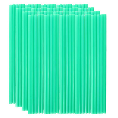 100 vnt. plastikiniai vienkartiniai šiaudeliai Spalvingi pieno arbatos šiaudeliai Gimtadienio šventės reikmenys Virtuvės reikmenys