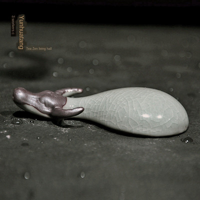Vasikatee kaunistused Geware Ru Gracked Glaze Tea Ornaments Teekomplekt Teeseremoonia Zero Tea Decorationiga Mini teekomplekt