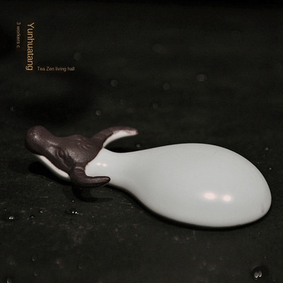 Телешки чайни орнаменти Geware Ru Gracked Glaze Tea Ornaments Сервиз за чай Сервиз за чай Чаена церемония с нулева украса за чай Мини сервиз за чай