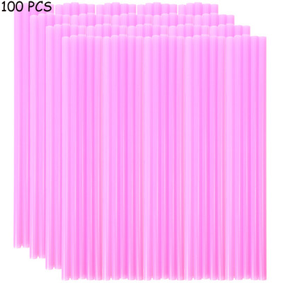 100 vnt spalvingi vienkartiniai plastikiniai gėrimo šiaudeliai Ilgi lankstūs šiaudeliai vestuvių gimtadienio vakarėliui Kūrybiniai virtuvės aksesuarai