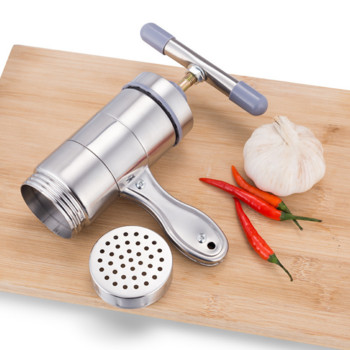Χειροκίνητο Noodle Maker Ανοξείδωτο ατσάλι Πρέσα ζυμαρικών Μηχανή μανιβέλας κόφτης φρούτων αποχυμωτής Μαγειρικά σκεύη παρασκευής σπαγγέτι Εργαλεία κουζίνας