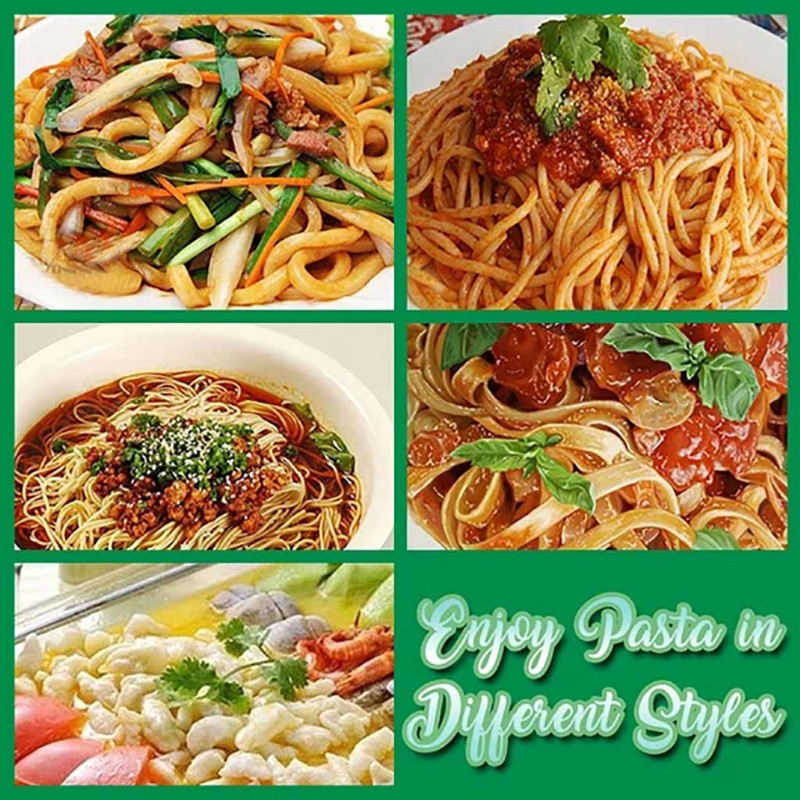 Ръчна машина за юфка от неръждаема стомана Експресна преса Машина за макаронени изделия Crank Cutter Преса за плодове Спагети Кухненска машина Съдове