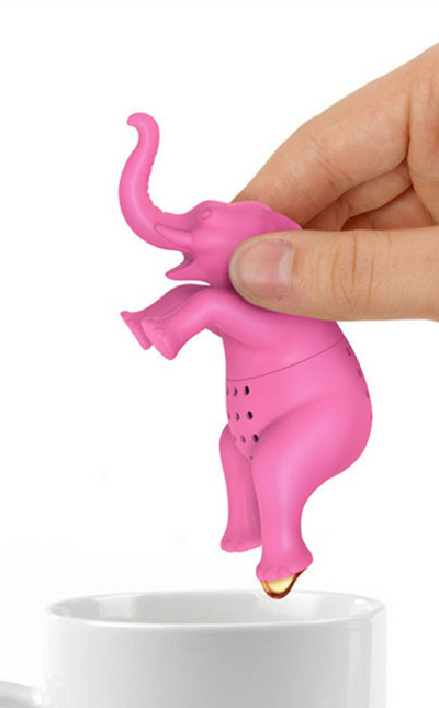 Water Monster silikona tējas filtrs Nice Lake Water Monster tējas automāts aprīkots ar garu rokturi silikona mērcēja tējas difuzoru